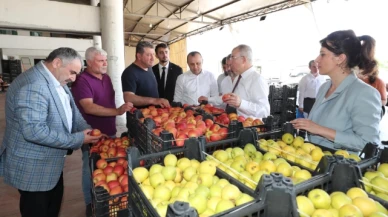 Doruk, Hal Esnafını Ziyaret Etti
