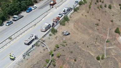 Freni boşalan tır dehşet saçtı: 1 ölü, 1 yaralı