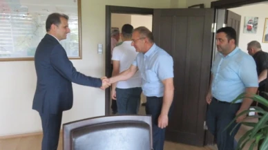 Güldoğan, kaymakamlık personeli ile bayramlaştı