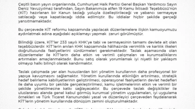 Hazine ve Maliye Bakanlığından, CHP Genel Başkan Yardımcısı Yavuzyılmaz'a yalanlama