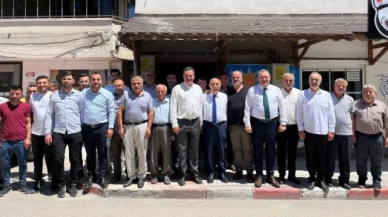İpek ile Çilez, ilçelerde bayramlaşma programlarına katıldılar