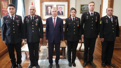 Jandarma Teşkilatı'ndan Vali Doruk'a ziyaret