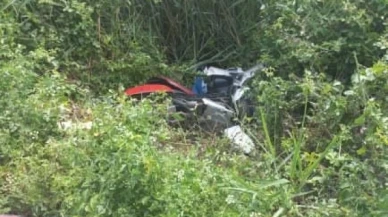 Motosiklet ile su kanalına düşen sürücü hayatını kaybetti