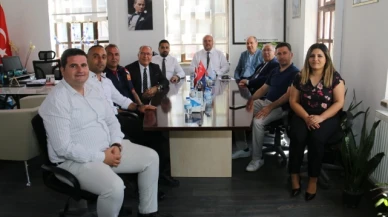 Şen, Belediye'yi Ziyaret Etti