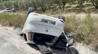 Otomobil şarampole devrildi: 3 yaralı
