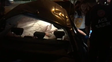 Takla atan otomobilde can pazarı: 1 ölü, 1'i ağır 2 yaralı