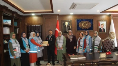 TDV Amasya Kadın Kolları’ndan Filistin İçin Bağış