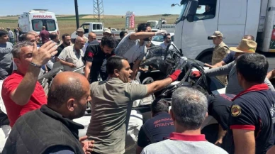 Tırın altına giren otomobilin sürücüsü hayatını kaybetti