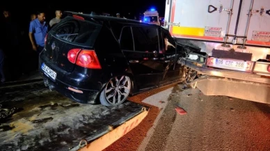 Zincirleme trafik kazası: 1 ölü, 7 yaralı
