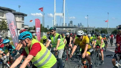 15 Temmuz'dan Gazze'ye özgürlük için pedal çevirdiler