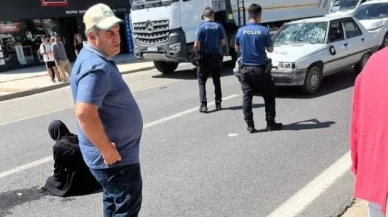 Araç yayalara çarptı: 2 yaralı