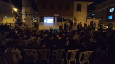 Açık Hava Sinema Etkinliği Düzenlendi