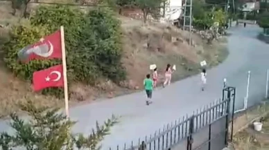 Amasya'da köyde yaşayan çocuklardan "Park isteriz" eylemi
