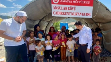 Ayvaz, Çadırkent Kur’an Kursu’nu Ziyaret Etti
