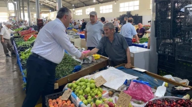 Çilez, Amasya’da Pazar Esnafını Ziyaret Etti