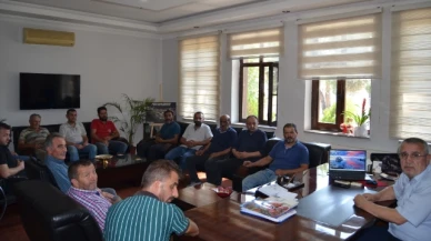 Dayıoğlu, Küçük Sanayii Sitesi esnafıyla bir araya geldi