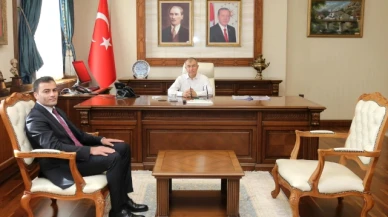 Doruk, Kaymakam Vekili Demirel'i kabul etti