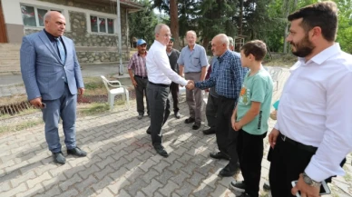 Doruk, köy sakinleri ile bir araya geldi