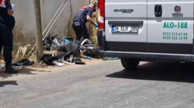 Feci kaza: Araca çarpan motosikletteki 2 genç hayatını kaybetti