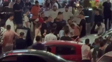Husumetli iki grup kavgasında ortalık savaş alanına döndü