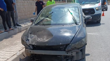 İki otomobil çarpıştı: 2 Yaralı