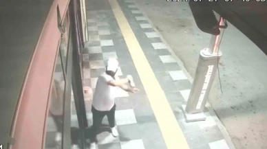 İş yerinin camlarını taşla kıran şahıs gözaltına alındı