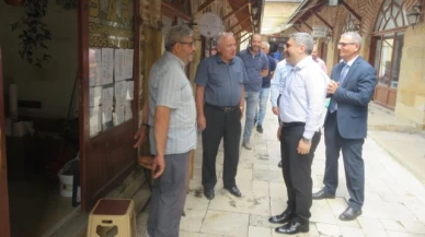 Karaaslan, Esnaf ve Vatandaşlarla Buluştu