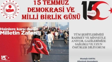 Kartal, "Şanlı tarihimizin altın sayfalarına "15 Temmuz Destanı" olarak not düşülen büyük zafer"