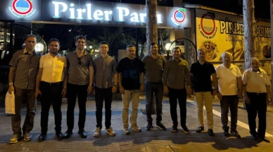 Kartal, veda yemeğine katıldı