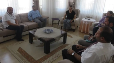 Kaymakam Karaaslan Şehit ve Gazi Yakınlarını Ziyaret Etti