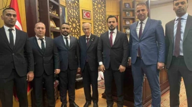 MHP Genel Başkanı Bahçeli Suriye Türkmen heyetini kabul etti