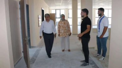 Türkmen, Eğitim Yatırımlarını Yerinde İncelemeye Devam Ediyor