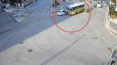 Yolcu otobüsü ile hafif ticari araç çarpıştı: 10 yaralı