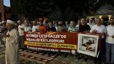 Amasya’da Gazze İçin Kunut Programı Düzenlendi