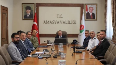Amasya'da İl Güvenlik ve Asayiş Toplantısı yapıldı