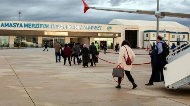 Amasya Merzifon Havalimanı 12 bin 121 yolcuya hizmet verdi