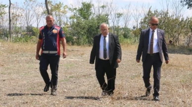 Basmacı, Arazi Yangını ile ilgili incelemelerde bulundu