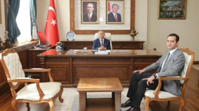 Büyükkaymakcı’dan Vali Doruk’a Veda Ziyareti