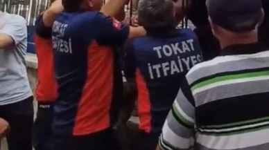 Demir korkuluk çocuğun bacağına saplandı