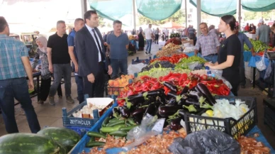 Demirel’den Halk Pazarı Ziyareti