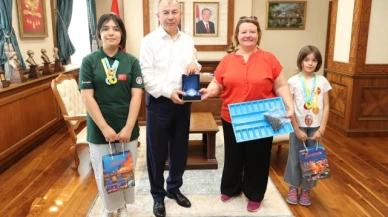 Doruk, başarılı sporcular misafir etti