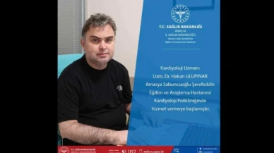 Eğitim ve Araştırma Hastanesi'ne 2 Yeni Doktor
