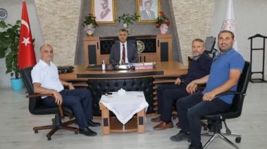Helvacı ve yönetiminden Katipoğlu'na ziyaret