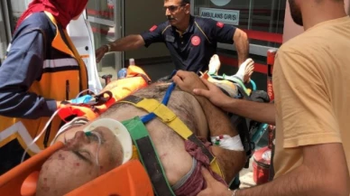 İnşaat iskelesi çöktü: 3 ağır yaralı