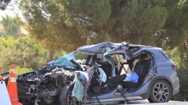 Kamyonetten düşen malzemeyi almak için geri giderken faciaya sebep oldu: 1 ölü, 1 yaralı