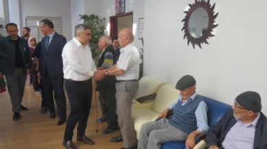 Karaaslan, Huzurevini ziyaret etti