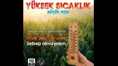 Kartal'dan Orman Yangınlarına Karşı Uyarı!