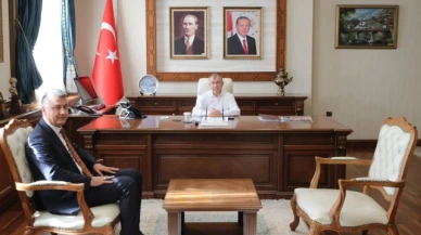 Katipoğlu ilk ziyaretini Vali Doruk’a yaptı