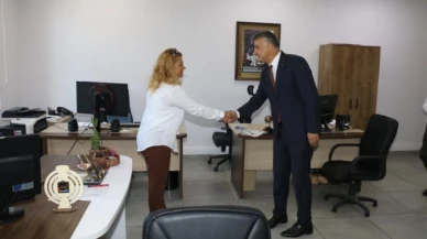 Katipoğlu, Müdürlük Personeli ile Tanıştı