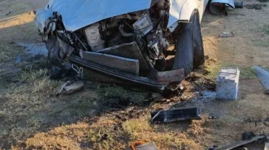 Kontrolden çıkan araç takla attı: 2 yaralı